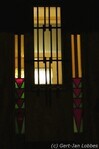 Een voordeur met glas in lood.
<br/>
Gert-Jan Lobbes, 2016
